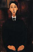Amedeo Modigliani Portrait of the Painter Manuel Humbert oil on canvas